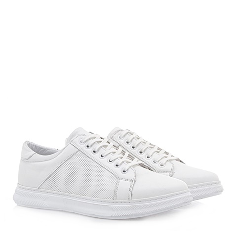 JK LONDON-Ανδρικά casual sneakers JK LONDON Q528B4012 λευκά