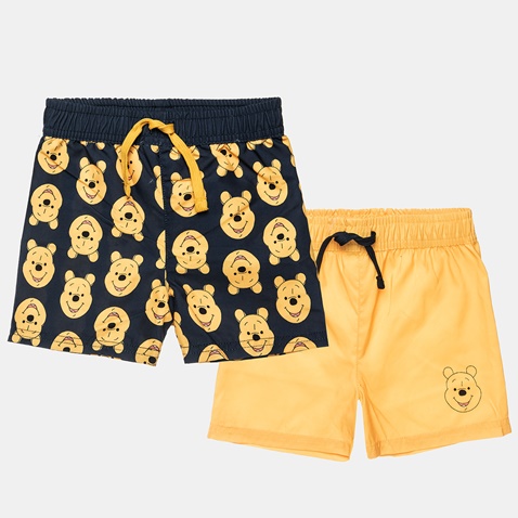 DISNEY-Βρεφικό μαγιό βερμούδα 2 τεμαχίων Disney Winnie the Pooh 20527 κίτρινο μπλε