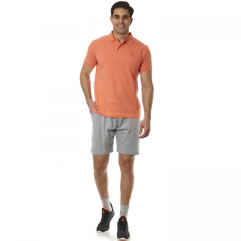 ADMIRAL-Ανδρική κοντομάνικη polo μπλούζα Admiral Polo πορτοκαλί