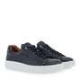 ARONAY-Ανδρικά δερμάτινα casual sneakers ARONAY Q560A8312 μπλε