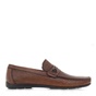 GIOVANNI MORELLI-Ανδρικά παπούτσια loafers GIOVANNI MORELLI O562A5821 καφέ ταμπά