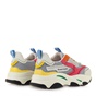 RENATO GARINI-Γυναικεία sneakers RENATO GARINI Q103R0812 λευκά ροζ κίτρινα