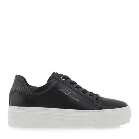 RENATO GARINI-Γυναικεία sneakers RENATO GARINI Q119R2342 μαύρα λευκά