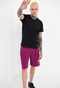FUNKY BUDDHA-Ανδρικό essential t-shirt FUNKY BUDDHA μαύρο