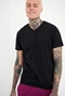 FUNKY BUDDHA-Ανδρικό essential t-shirt FUNKY BUDDHA μαύρο