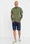 FUNKY BUDDHA-Ανδρικό essential t-shirt FUNKY BUDDHA πράσινο