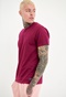FUNKY BUDDHA-Ανδρικό essential t-shirt FUNKY BUDDHA magenta μοβ