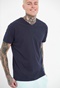 FUNKY BUDDHA-Ανδρικό essential t-shirt FUNKY BUDDHA μπλε