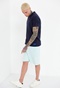 FUNKY BUDDHA-Ανδρικό essential t-shirt FUNKY BUDDHA μπλε
