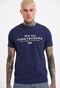 FUNKY BUDDHA-Ανδρικό t-shirt FUNKY BUDDHA μπλε