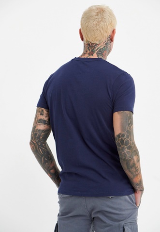 FUNKY BUDDHA-Ανδρικό t-shirt FUNKY BUDDHA μπλε