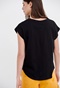 FUNKY BUDDHA-Γυναικείο t-shirt FUNKY BUDDHA t-shirt μαύρο