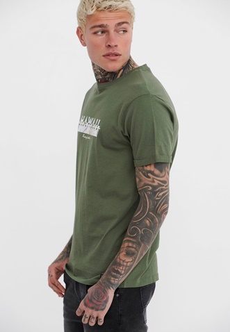 FUNKY BUDDHA-Ανδρικό t-shirt FUNKY BUDDHA πράσινο