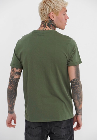 FUNKY BUDDHA-Ανδρικό t-shirt FUNKY BUDDHA πράσινο