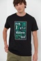 FUNKY BUDDHA-Ανδρικό t-shirt FUNKY BUDDHA μαύρο