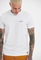 FUNKY BUDDHA-Ανδρικό t-shirt FUNKY BUDDHA λευκό