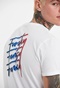 FUNKY BUDDHA-Ανδρικό t-shirt FUNKY BUDDHA λευκό