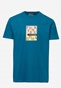 FUNKY BUDDHA-Ανδρικό t-shirt FUNKY BUDDHA μπλε