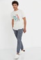 FUNKY BUDDHA-Ανδρικό t-shirt FUNKY BUDDHA λευκό