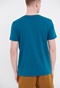 FUNKY BUDDHA-Ανδρικό t-shirt FUNKY BUDDHA μπλε με graphic τύπωμα