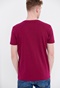 FUNKY BUDDHA-Ανδρικό t-shirt FUNKY BUDDHA μοβ με graphic τύπωμα