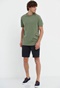 FUNKY BUDDHA-Ανδρικό t-shirt FUNKY BUDDHA relaxed fit πράσινο