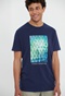 FUNKY BUDDHA-Ανδρικό t-shirt FUNKY BUDDHA μπλε