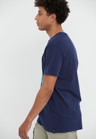FUNKY BUDDHA-Ανδρικό t-shirt FUNKY BUDDHA μπλε