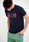 FUNKY BUDDHA-Ανδρικό t-shirt FUNKY BUDDHA μπλε