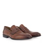 GIOVANNI MORELLI-Ανδρικά παπούτσια loafers GIOVANNI MORELLI P562A7411 καφέ ταμπά