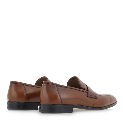 GIOVANNI MORELLI-Ανδρικά παπούτσια loafers GIOVANNI MORELLI P562A7411 καφέ ταμπά