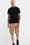 FUNKY BUDDHA-Ανδρικό essential t-shirt FUNKY BUDDHA μαύρο