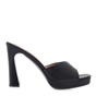 SEVEN-Γυναικεία πέδιλα mules SEVEN O484W0146 μαύρα