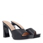 SEVEN-Γυναικεία πέδιλα mules SEVEN O484W0146 μαύρα