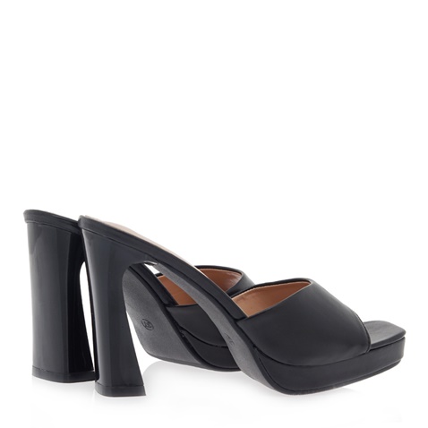 SEVEN-Γυναικεία πέδιλα mules SEVEN O484W0146 μαύρα