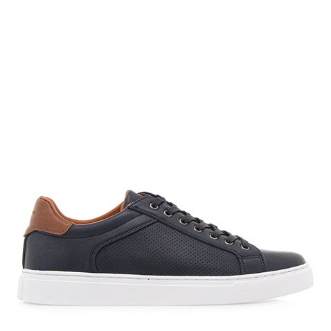 JK LONDON-Ανδρικά δετά casual παπούτσια JK LONDON Q592A4221 μπλε καφέ