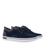 CALGARY-Ανδρικά δερμάτινα sneakers CALGARY Q592A0371 μπλε 