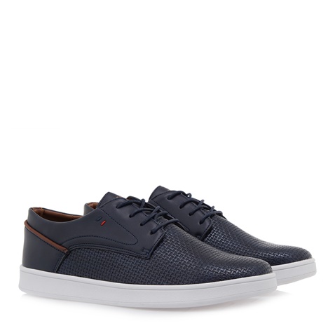 JK LONDON-Ανδρικά δετά casual παπούτσια JK LONDON Q592A9581 μπλε