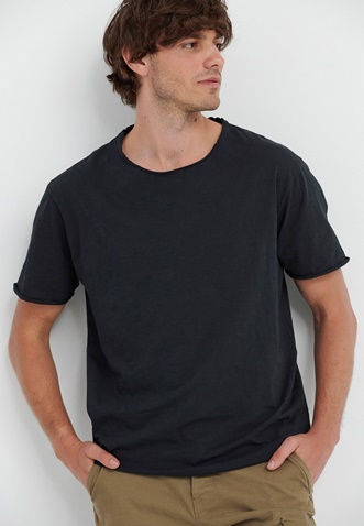 FUNKY BUDDHA-Ανδρικό t-shirt FUNKY BUDDHA μαύρο