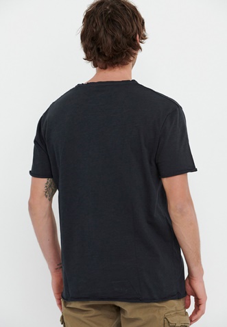 FUNKY BUDDHA-Ανδρικό t-shirt FUNKY BUDDHA μαύρο