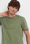 FUNKY BUDDHA-Ανδρικό t-shirt FUNKY BUDDHA χακί