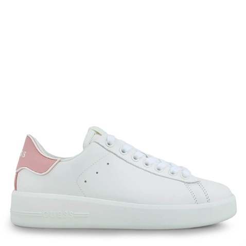 GUESS-Γυναικεία παπούτσια sneakers GUESS Q10630082 λευκά ροζ