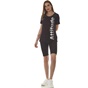 ADMIRAL-Γυναικείο t-shirt Admiral Sona σε μαύρο χρώμα με λευκό τύπωμα