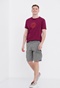 FUNKY BUDDHA-Ανδρική cargo βερμούδα FUNKY BUDDHA Relaxed fit γκρι