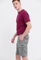 FUNKY BUDDHA-Ανδρική cargo βερμούδα FUNKY BUDDHA Relaxed fit γκρι