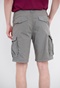 FUNKY BUDDHA-Ανδρική cargo βερμούδα FUNKY BUDDHA Relaxed fit γκρι