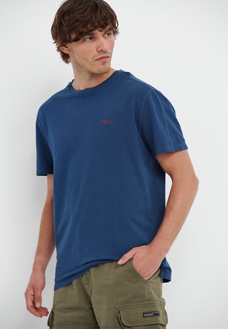 FUNKY BUDDHA-Ανδρικό t-shirt FUNKY BUDDHA μπλε