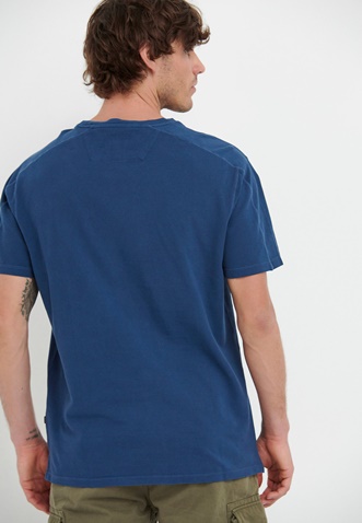 FUNKY BUDDHA-Ανδρικό t-shirt FUNKY BUDDHA μπλε