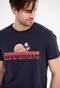 FUNKY BUDDHA-Ανδρικό t-shirt FUNKY BUDDHA graphic μπλε