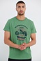 FUNKY BUDDHA-Ανδρικό t-shirt FUNKY BUDDHA Garage 55 πράσινο